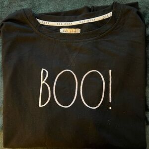 Rae Dunn Black BOO! Crewneck Sweatshirt